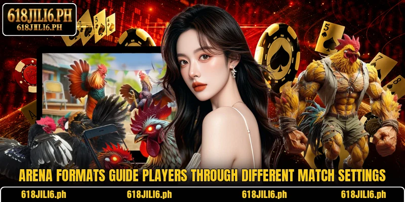 Arena formats guide players through different match settings