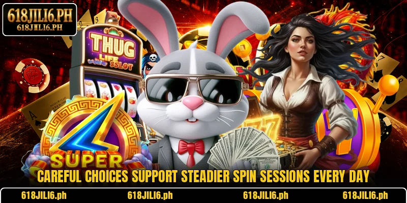Careful choices support steadier spin sessions every day