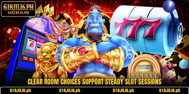 Clear room choices support steady slot sessions