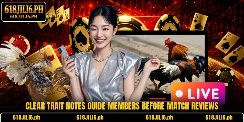 Clear trait notes guide members before match reviews