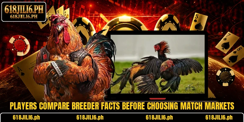 Players compare breeder facts before choosing match markets