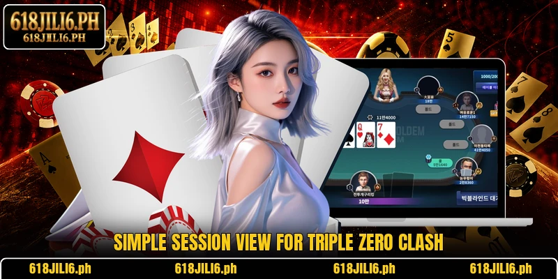 Simple session view for Triple Zero Clash