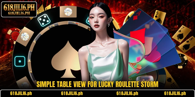 Simple table view for Lucky Roulette Storm